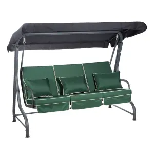 Alfresia Green Luxury Swing Seat Cushion