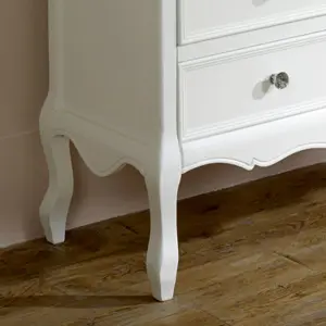 Melody Maison Large White Chest of Drawers - Victoria Range