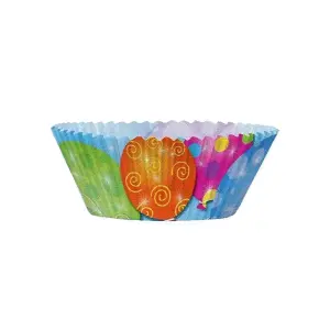 Unique Party Paper Muffin and Cupcake Cases Multicoloured (One Size)