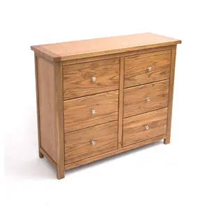 Trivento 6 Drawer Chest of Drawers Chrome Knob