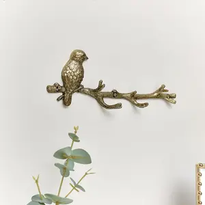 Melody Maison Gold Bird Tree Branch Wall Hook