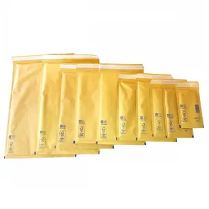 200 x Size CD (180 x 165mm) Classic Gold Arofol Bubble Lined Strong Postal Mailers With Peel & Seal Slip