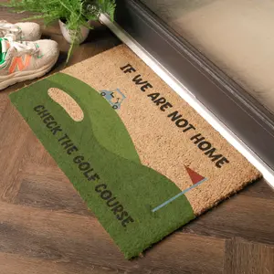 Check The Golf Course Doormat (60 x 40cm)