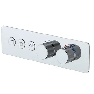 Carmelo Concealed Thermostatic Valve with Triple Outlet