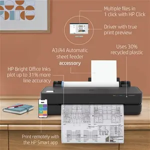 HP 5HB07A Designjet T230 24-In Printer Including Paper