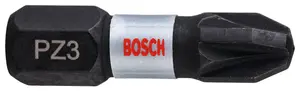 Bosch Professional Impact Screwdriver Bit - 25mm, 2xPZ3