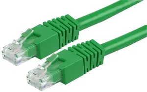 PRO SIGNAL - RJ45 Male to Male Cat6 UTP Ethernet Patch Lead, 25m Green