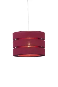 Trio Crimson red Pendant Light shade (D)35cm