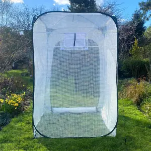 GardenSkill Pop-Up Walk In Greenhouse Tomato Grow House Poly Plant Cover 1.25m x 1.85m H