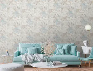 Galerie Welcome Home Beige Rustic Blossom Wallpaper