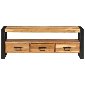 Berkfield TV Cabinet 120x30x45 cm Solid Wood Acacia