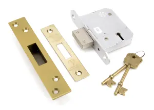 Eurospec PVD Easi T 5 Lever BS Deadlock 64mm (LDB5525PVD)