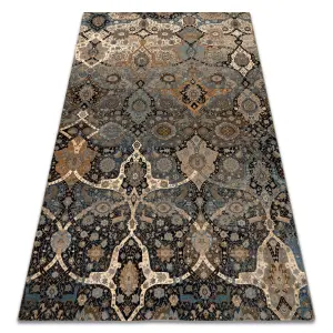 Wool carpet OMEGA Kirman oriental - cognac 170x235 cm