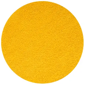 Myshaggy Collection Living Room Rugs Solid Design  Yellow