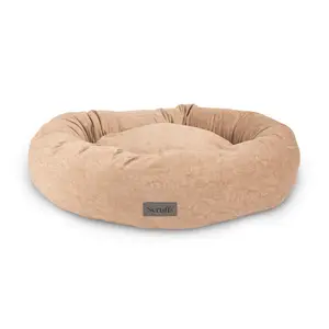 Polyester Pet Bed Light Brown / Extra Extra Large (40kg and more)