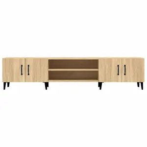 Berkfield TV Cabinet Sonoma Oak 180x31.5x40 cm Engineered Wood