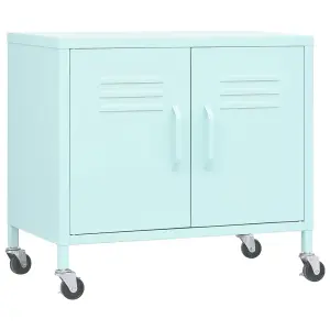 Berkfield Storage Cabinet Mint 60x35x56 cm Steel