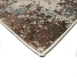 Astro Rust Abstract Medium Rug, (L)180cm x (W)120cm