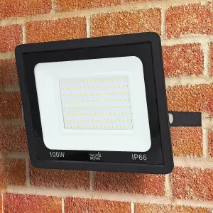 100W LED Security Light - Ip66 Floodlight - Energy-efficient And Wide Application - Cool White Waterproof Light