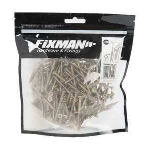 Fixman Goldstar Advanced Screws - 4 x 50mm 200pk