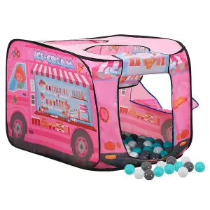 Berkfield Children Play Tent with 250 Balls Pink 70x112x70 cm