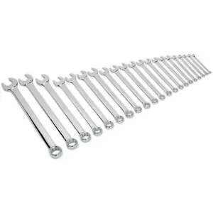 21-Piece Extra Long Combination Spanner Set - Metric 6 to 32mm with 12 Point Sockets