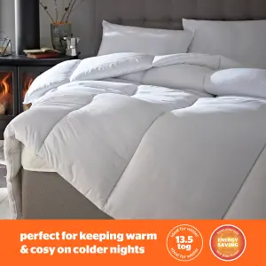 Silentnight Warm And Cosy 13.5 Tog, White, Single