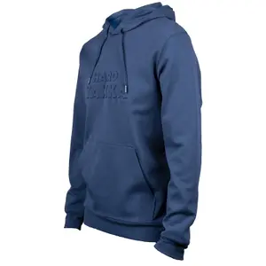 Hard Yakka - Embossed Pullover Hoodie - Blue - Hoodie - S