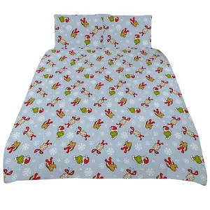 The Grinch Duvet Cover Set Multicoloured (Double)