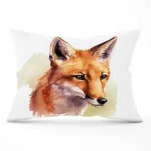 Fox Watercolour Cushions 33cm x 48cm