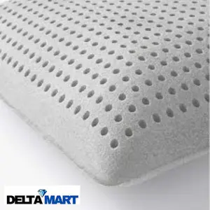 Queen Size 70x40cm x 12mm Natural Latex Fire Retardant Pillow