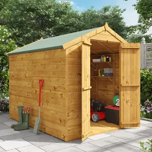 BillyOh Master Tongue and Groove Apex Wooden Shed - 8x6 - Windowless