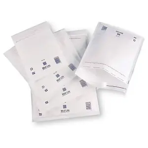 1000 x K/7 (350x470mm) White Mail Lite Thick Bubble Lined Protective Postal Mailing Shipping Envelopes