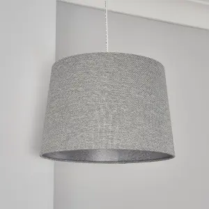 Inlight Yurt Grey Woven effect Contemporary Light shade (D)30cm