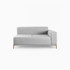 Emelda Grace Cloud Sofa Left Arm - Grey