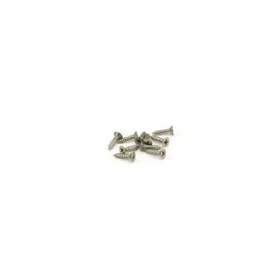 Stainless Steel Screws for Crafts, DIY, Construction - 4mm dia head x 2.2mm dia thread x 9.5mm long - Pack of 10