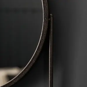 Gore Metal Flat Wall Mirror with Shelves