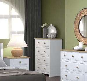 White 4 drawer chest of drawers, Capri range