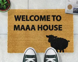 Welcome to Maaa House Doormat - Regular 60x40cm