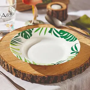 URBNLIVING 22cm Diameter Jungle Soup Bowls Set of 6 Pcs