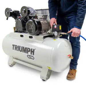 Air Compressor Triumph 25/200 Industrial, 200L, 23CFM, Three-Phase, 5.5HP