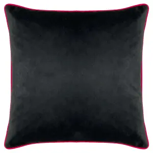 furn. Serpentine Animal Print Velvet Feather Filled Cushion