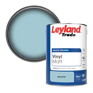 Leyland Trade Vinyl Matt Walls & Ceilings Emulsion Paint (2020-B10G) 5L