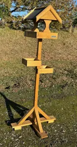 Simply Wood Shaftsbury Bird Table Slate Roof with FREE Bird Seed