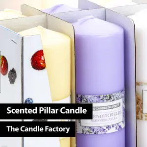 Scented Pillar Candle (20cm Tall), Candles Gifts