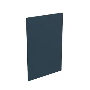 Kitchen Kit Base End Panel 600mm J-Pull - Ultra Matt Indigo Blue