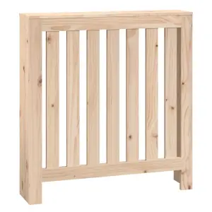 Radiator Cover 79.5x19x84 cm Solid Wood Pine