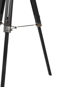 Interiors by Premier Malvern Tripod Floor Lamp With Black Base