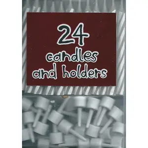 Spot on Gifts Candle (Pack of 24) White (One Size)