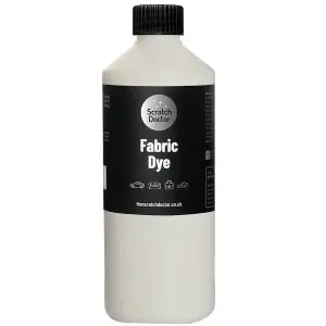 Scratch Doctor Liquid Fabric Dye Paint for sofas, clothes and furniture 250ml Light Cream